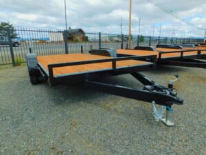 **OUT OF STOCK**  Iron Eagle 7x14 7K Flatbed W/Ramps #20133