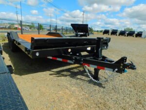 Versatile 7x20 14K Flatbed Beavertail W/Ramps #02516