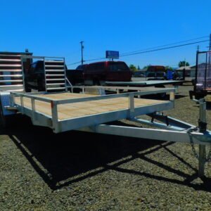 Snake River 82"x14' Aluminum Flat Utility W/Ramp #71764