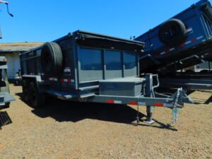 ***SOLD***Snake River 7x14 15.4K Dump W/Ramps #50380